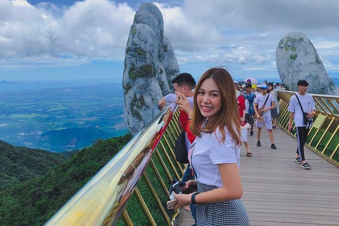 Afternoon private transfer from Danang city to the Golden Bridge - Quick highlights