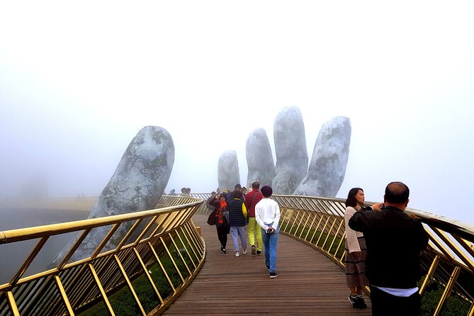 Ba Na Hills and Golden Bridge Private Tour - Golden Bridge: stone hands, official fame, and how to enjoy the walk