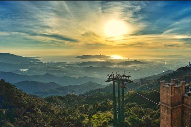 Ba Na Hills Private Tour - Entering Sun World Ba Na Hills from about 1,500 meters up
