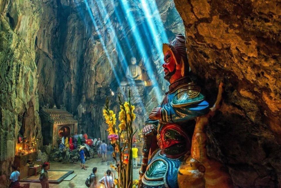 Da Nang : Lady Buddha - Marble Mountains - Am Phu Cave Tour - Stone carving village: where Da Nang’s marble craft comes to life