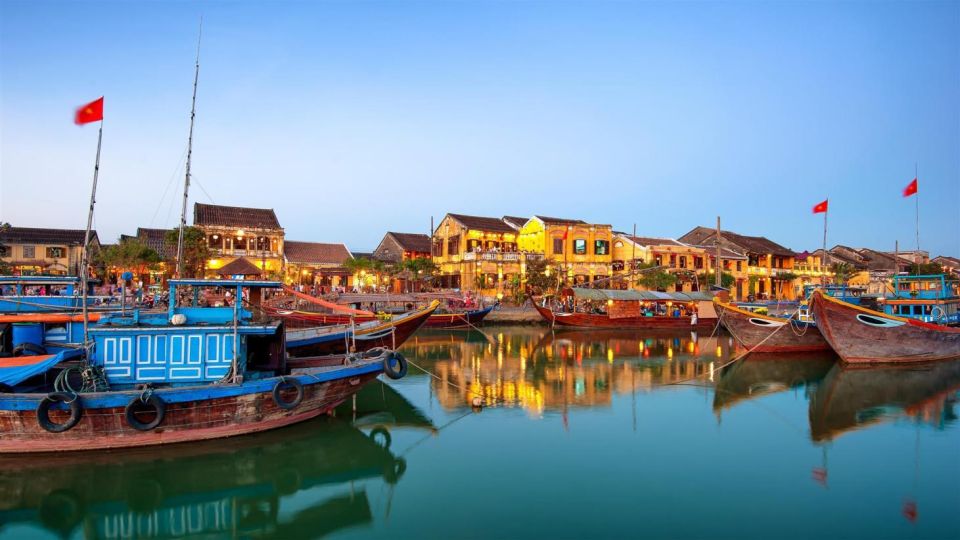 Da Nang: Lady Buddha, Marble Mountains, and Hoi An Day Trip - Hoi An old town after dark: lantern release and night market time