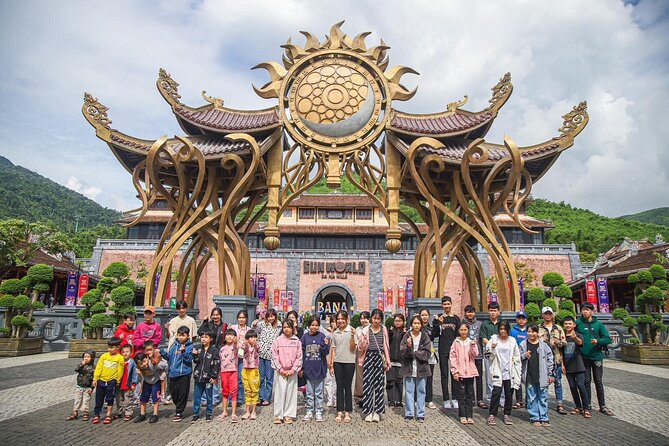 Da Nang to Ba Na Hills & Golden Bridge by private car - Golden Bridge: the stone hands and the time window