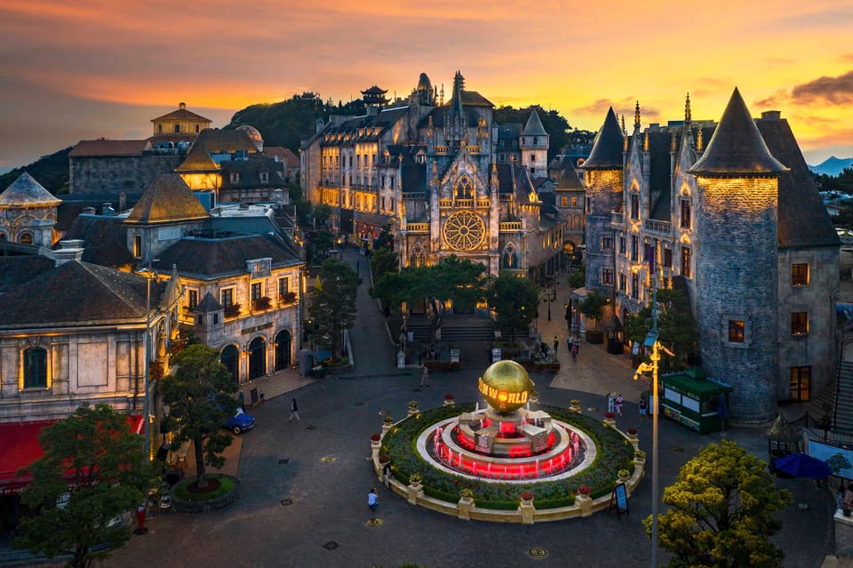 From Da Nang: Ba Na Hills Golden Bridge Private Tour & Lunch - Golden Bridge and cable car: the main event, with real timing