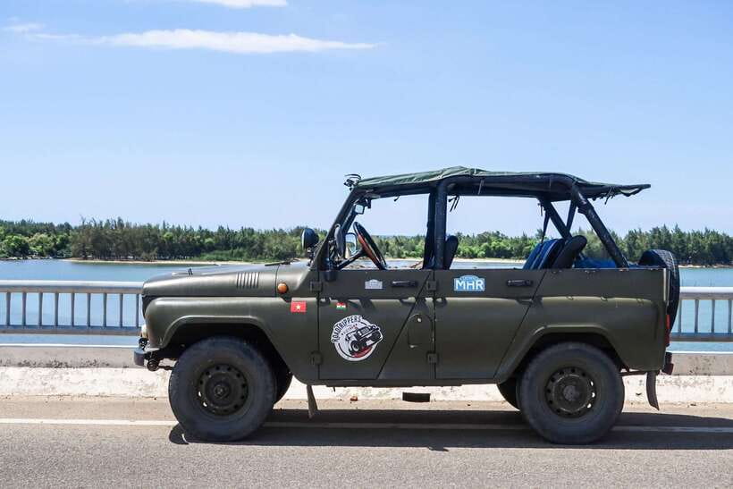 From Da Nang: Explore Hai Van Pass by US Army Jeep - Riding Hai Van Pass the fun way: jeep vs. regular car