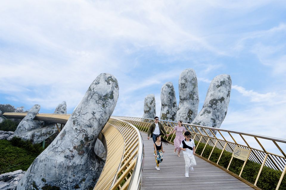 From Da Nang/Hoi An: Golden Bridge Ba Na Hills Full-Day Tour - Golden Bridge inside the Huge Hands: why this day is worth it