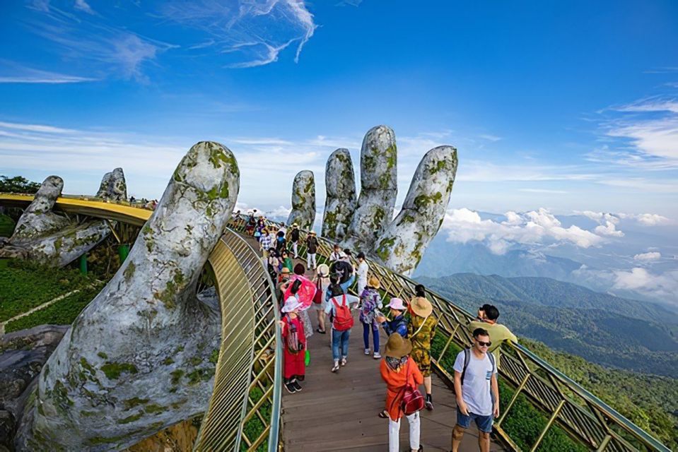From Hoi An and Da Nang: Bà Nà Hills and Golden Bridge Tour - Lunch, break time, and Fantasy Park with real choices