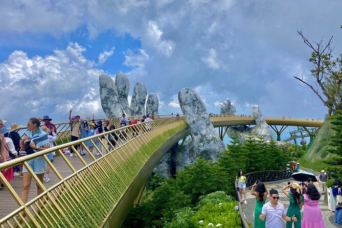 Full-Day Private Tour in Golden Bridge and Ba Na Hills - Ba Na Hills in three parts: entrance, mid-mountain, then up top