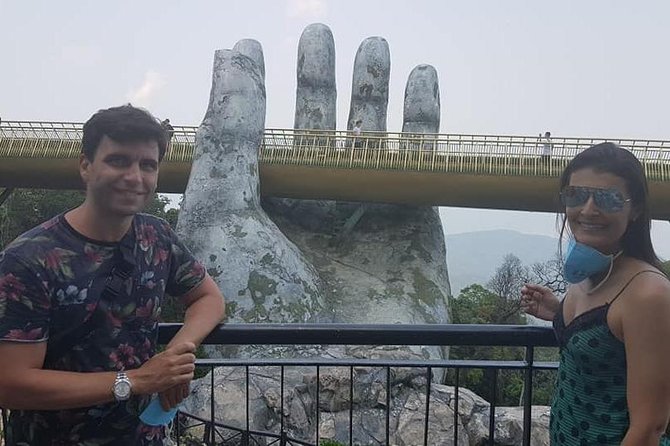 GOLDEN BRIDGE BA NA HILLS - CABLE CAR & Da Nang City PRIVATE TOUR - Dragon Bridge: a short stop that’s all about views and photos