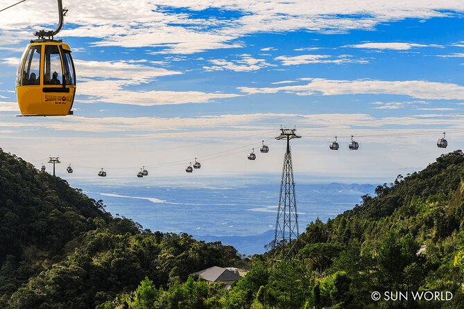 Golden Bridge -Ba Na Hills including buffet lunch ,Cable car 2 way From Da Nang - Cable car 2-way tickets: the ride that sets the tone