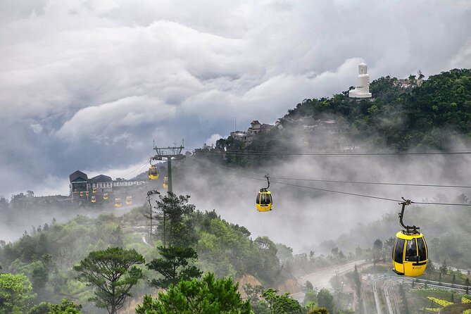 Golden Bridge - Ba Na Hills Private Tour - Sun World Ba Na Hills: Dream Stream cable car and the cool mountain air