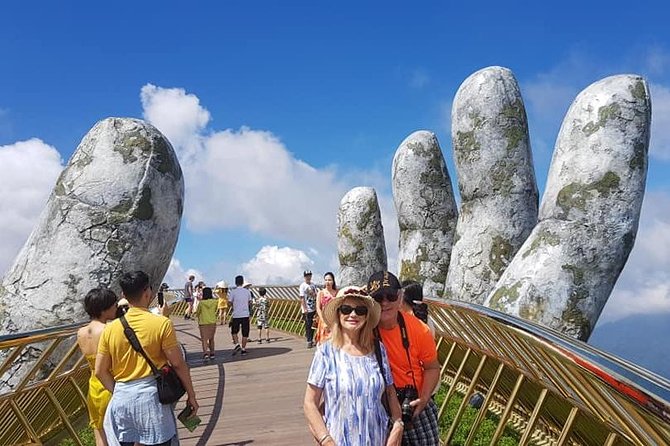 Golden Bridge-Marble Mountain-Hoi An City -Boat Ride-Night Market - Golden Bridge: why this stop is worth the crowds