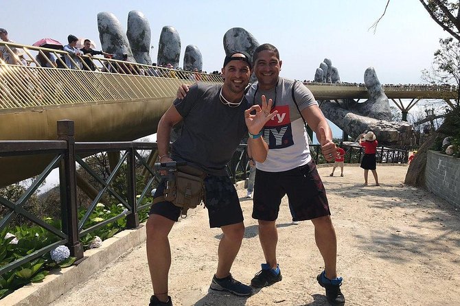 Golden Bridge-Marble Mountain-Hoi An City -Boat Ride-Night Market - Linh Ung Pagoda and the Ba Na spiritual stops