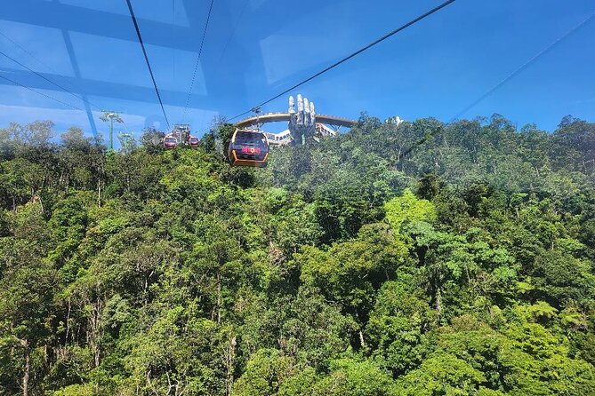 Golden Bridge-Monkey mountain-Dragon Bridge -Marble Mountain Fullday PrivateTour - Lady Buddha at Linh Ung Pagoda: sea-facing views with big scale