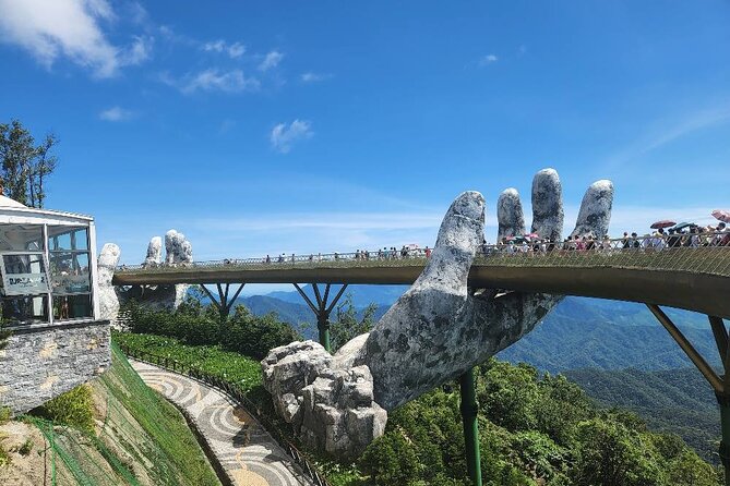 Golden Bridge-Monkey mountain-Dragon Bridge -Marble Mountain Fullday PrivateTour - Dragon Bridge: a quick symbol stop, not a whole event