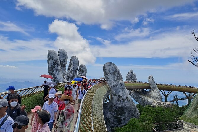 Golden Hand Bridge And Ba Na Hills tour from Hoi An/ Da Nang - Sun World Ba Na Hills and the Golden Bridge: Plan for Crowds and Tickets