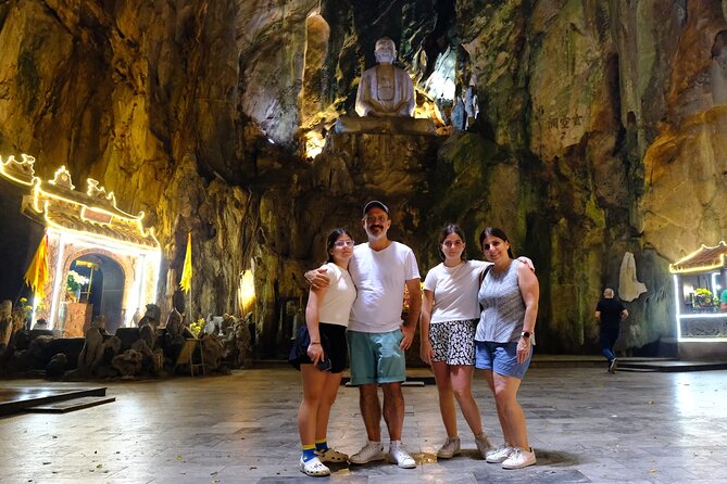 Guided Tour to Marble Mountain &HoiAn City-BoatRide-Night Market - The five-element viewpoints: Wood, Earth, Metal, Fire