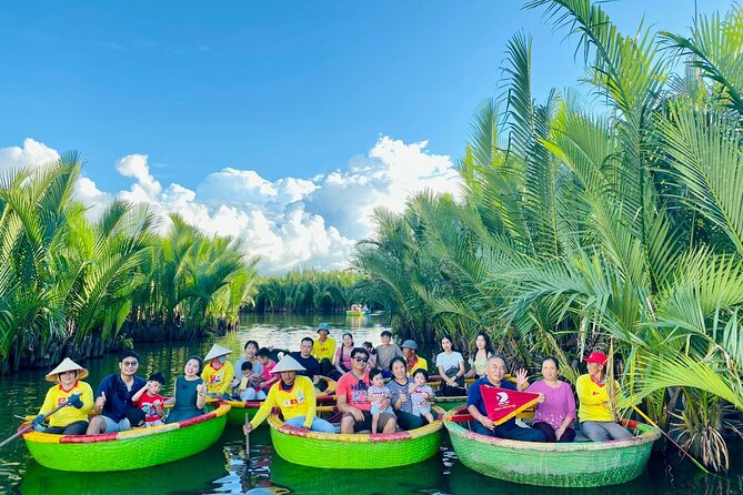 Hoi an Coconut Boat & Hoi an Ancient Town(Option Marble Mountain) - Entering Hoi An Old Town: Japanese Bridge and Hoài River at Night