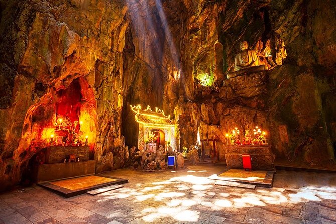Hoi An/DaNang : Private Trip to Marble Mountain & Lady Buddha - Marble Mountains: Caves, Pagodas, and Fast Panoramic Payoff