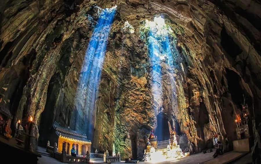 Hoi An: Marble Mountains, Lady Buddha and Am Phu Cave Tour - Marble Mountains and cave-temples: limestone drama on foot