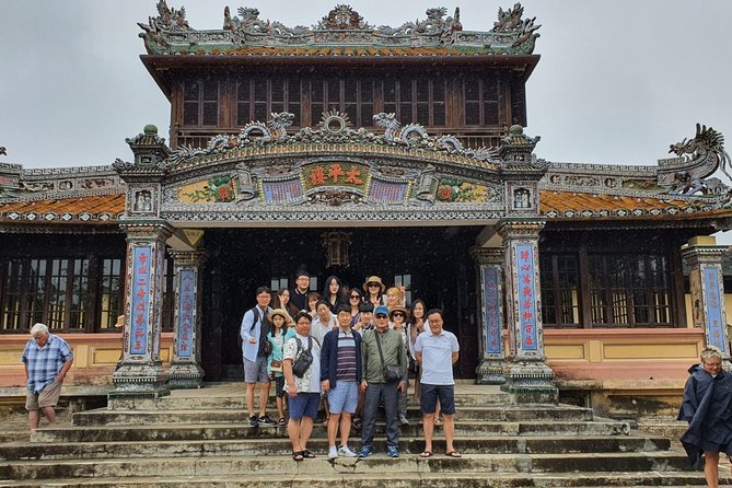 Hue Imperial City Daily Ingroup Tour via Hai Van Pass - Thien Mu Pagoda and Khai Dinh: two very different kinds of Hue