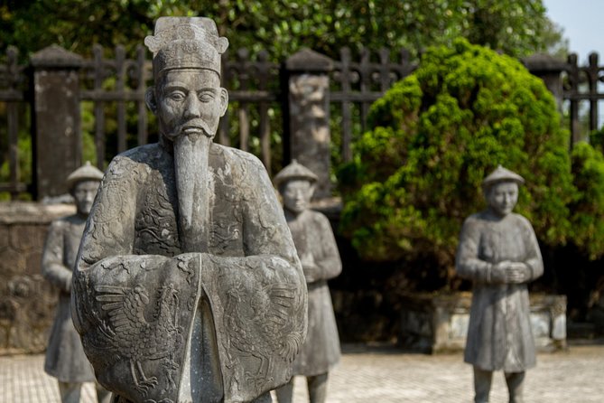 Imperial Hue And Hai Van Pass Full-day Tour - Khai Dinh Royal Tomb: feng shui design and mosaic-style architecture
