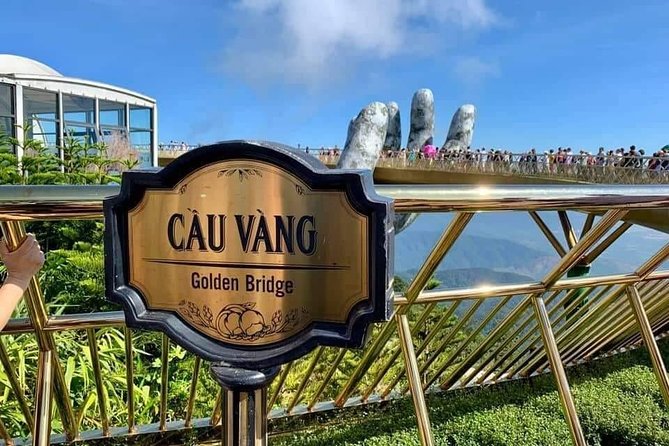 Private guided Sunworld Ba Na Hills & Golden Hands Bridge - First stop energy: pagoda calm, mountain views, and Le Jardin