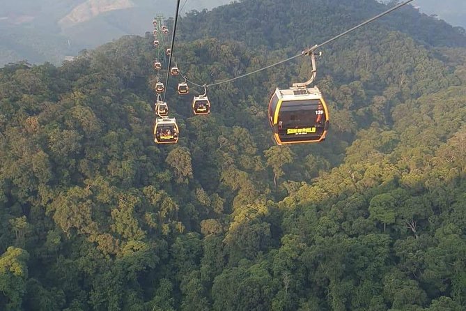 Private luxury Ba Na Hills & Hoi An Walking Tour, Night Market - Ba Na Hills SunWorld: Golden Bridge plus the big cable car