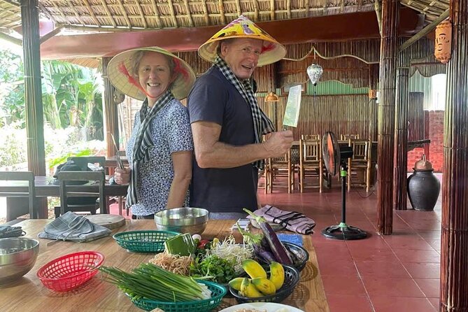 RICE PAPER Noodle Making Experience & Hoi An Cooking Class Class - Kim Bong Village and the noodle-making part (where you get your hands dirty)